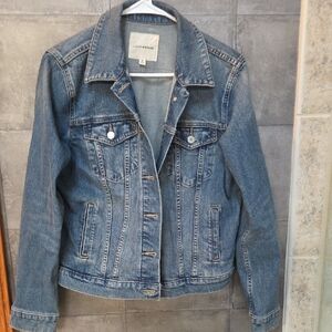 Lucky Brand Blue Jean Jacket Classic Denim Style, Size Medium